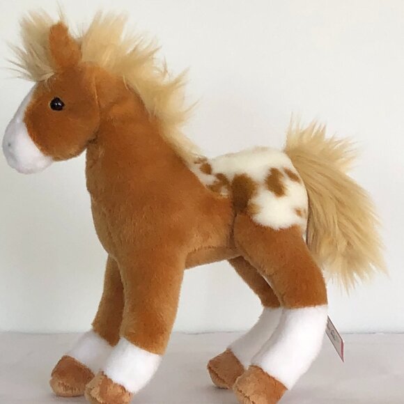 New w/Tag Douglas Plush Horse Freckles Golden Appaloosa Foal - Picture 6 of 12